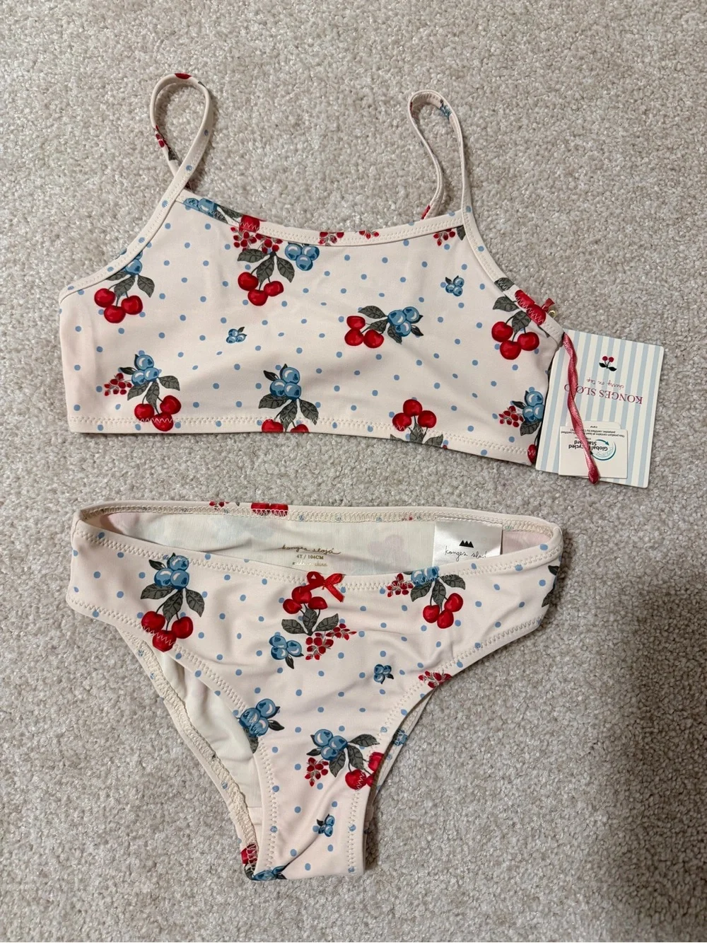 NWT* Konges Slojd Frago Bikini Set - Marmelatta 4Y